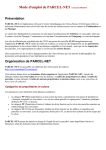 Mode d`emploi de PARCEL-NET version du 8/04/2014