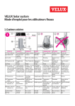 VELUX Solar system Mode d`emploi pour les utilisateurs finaux
