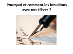 Brouillons - Lettres, Histoire et Géographie au lycée professionnel