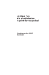 L`Afrique face à la mondialisation:le point de vue syndical   pdf