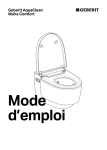 Mode d`emploi - Geberit AquaClean