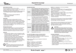 Appareil de massage Mode d`emploi - page 1