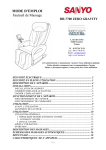 MODE D`EMPLOI Fauteuil de Massage