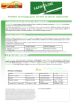 Fiche technique Sansoline