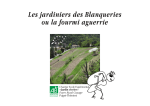 Les jardiniers des Blanqueries ou la fourmi aguerrie