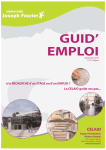 guid`emploi - Université Joseph Fourier