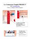 Cv-Thèque PROJECT mode d`emploi