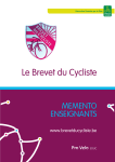 Memento Enseignants - Brevet du Cycliste