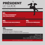 Feuilleter quelques pages du guide du président