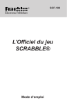 L`Officiel du jeu SCRABBLE® - Franklin Electronic Publishers, Inc.