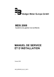 mds 2000 manuel de service et d`installation