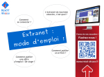 Extranet mode d`emploi !