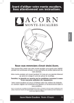 Acorn Monte-Escaliers - Mode d`Emploi - FR