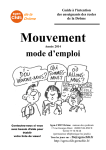 mouvement mode d`emploi 2014 - Sgen