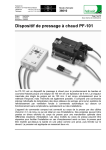 Dispositif de pressage à chaud PF-101