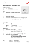 Mode d`emploi boîtier de commande Ease