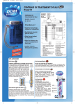 Fiche technique PROTEO - Traitement général des eaux