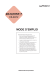 MODE D`EMPLOI