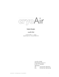 Cryo Air Mini Mode emploi