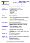 poudres colorantes CRX - TCN Techniques Chimiques Nouvelles