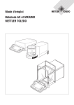Mode d`emploi Balances AX et MX/UMX