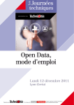 Open Data, mode d`emploi