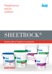 Brochure générale SHEETROCK