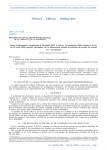 Note d`information complétant la circulaire DGT n° 20 du 13