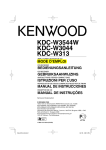 KDC-W3544W KDC-W3044 KDC-W313