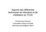 Atelier AFTCC 2012 Relaxation et meditation en TCCE - soigner