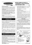 mode d`emploi pour la cuisinière à bois rayburn heatranger 345w