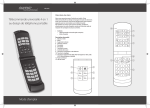 Mode d`emploi Télécommande universelle 4 en 1 au design de