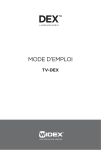 Mode d`emploi tv dex - PDF