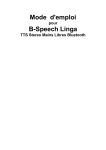 Manual B-Speech Linga(fr)
