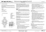 Montre sport unisexe radiopilotée à écran LCD Mode d`emploi
