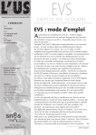 EVS : mode d`emploi