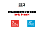 Convention de Stage online Mode d`emploi