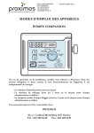 mode d`emploi Proximos COMPANION