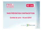 2014 du Pass prévention contraception - Pack 15-30