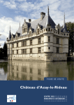 Château d`Azay-le-Rideau - Centre des monuments nationaux