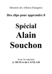 Des clips pour apprendre 8 Spécial Alain Souchon - Chansons-FLE