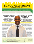 Nouvel Arrivant Francophone (Février 2013)