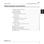 Pléthysmographie corporelle bébé Version 4.5