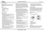 Bracelet antironflement Mode d`emploi - page 1