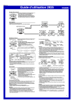 Guide d`utilisation 2925