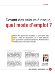 quel mode d`emploi ?