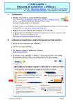 Mode d`emploi du Formulaire de demande de subvention au