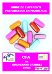guide de l`apprenti - CFA Pharmacie Drôme Ardèche