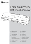 LP25HS & LP35HS Hot Shoe Laminator
