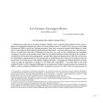 Le Centre Georges Perec » (juin 2013) ( PDF